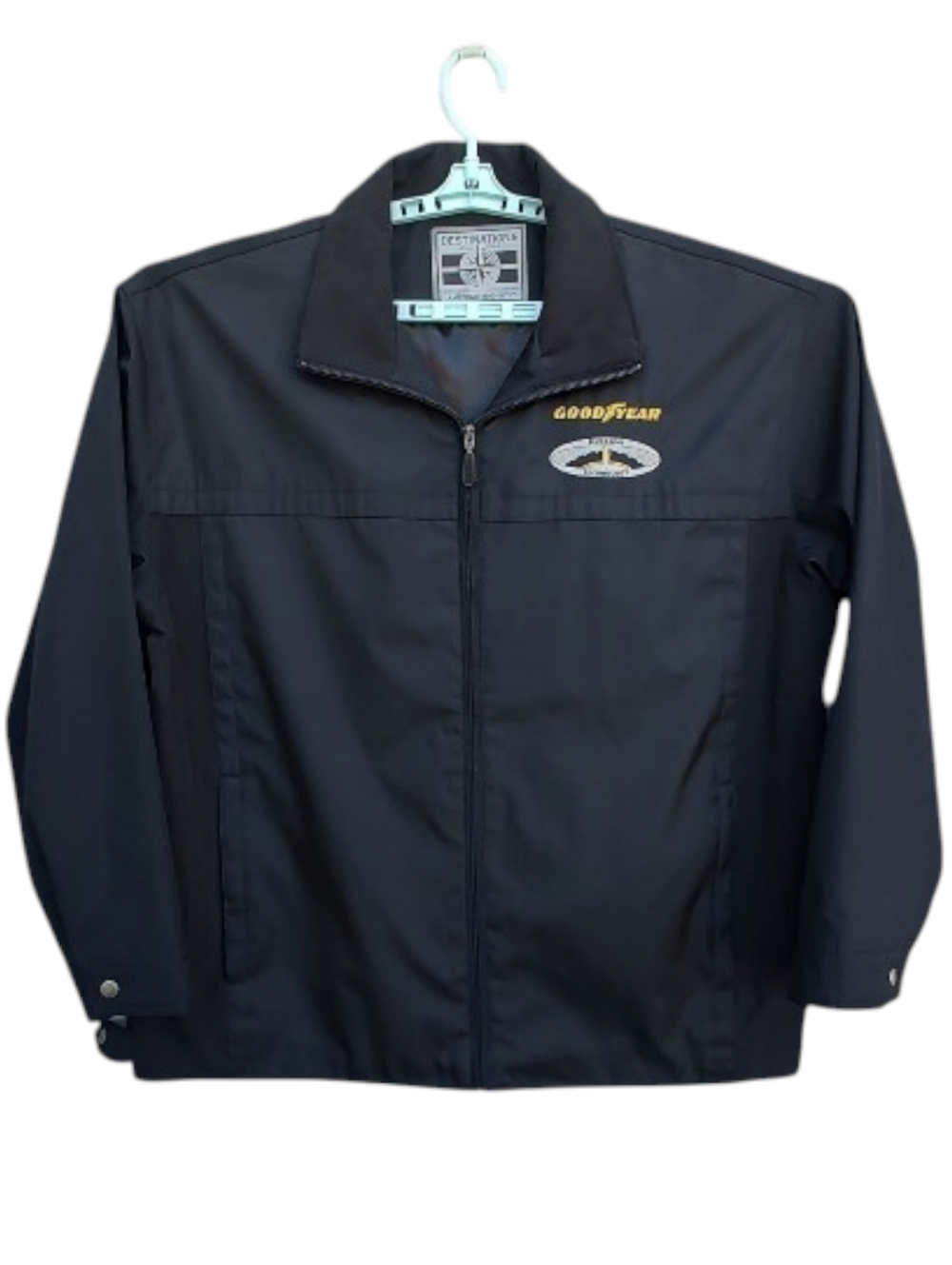 Men's DESTINATIONS American Identity Black Goodyear Jacket Size XXL